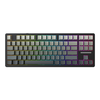 Delux KM87PRO Mechanical Gaming Keyboard Three-mode Gasket Structure Hot Swappable 87 keys Layout RGB Two-color Injectio