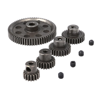 Differential Metal Drive Gears 17T 21T 26T 29T 64T Motor For 1/10 HSP RC Car Trucks Motorcycles Part