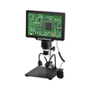 Digital Microscope 1200X Magnification 10.1 inch HD LCD Screen 12MP 8 LED Lights with Battery USB Type-C Microscope for