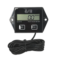 Digital Tachometer Engine Tach Hour Meter Tachometer Gauge Engine RPM LCD Display For Car Motorcycle Stroke Engine Boat