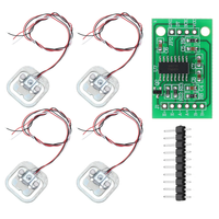 DIY 3Pcs HX711 AD Module + 12pcs 50KG Body Load Cell Weight Strain Sensor Resistance