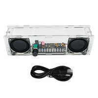 DIY 5W PAM8406 bluetooth Speaker Amplifier Kit Dual Channel Stereo Sound USB Power Clear Audio Level Indicator Easy Asse