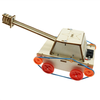 DIY Electric Tank Wooden Puzzle Model Primary School Student STEAM Science Physics Learning Early Education Toys for Chi