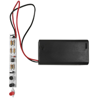 DIY Electronic Candle Kit NE555 LED Flickering Effect PCB Board 90mm x 10mm Sound Activated Light Energy Efficient DIY C