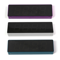 DIY ESP8266 IoT WiFi RGB Colorful Clock Kit with Real-Time LED Colors Multiple Alarms Temperature and Humidity Display 5