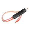 DIY Handheld Spot Welding Pen Gold-Plated Pure Copper 1500A High Conductivity 66cm Compact 414g for Battery 18650 Weldin