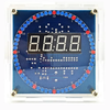 DIY Rotating LED Clock Kit 5V USB Digital Time Display Temperature Alarm Memory Function Automatic Brightness Adjustment
