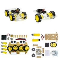 DIY Smart Car Kit Four-Wheel Two-Wheel L298N Driver Module Tracking Bluetooth Capacitive Sensor 4 Channel Relay for Ardu
