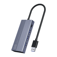 DM CHB073 7-in-1 USB3.1 Hub Docking Station USB Adapter with USB3.1*7 USB-C for PC Laptop Computer