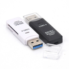 DM-HC32 2 IN 1 Card Reader USB3.0 to SD/TF Memory Card Reader High Speed Smart Card Reader Adapter for PC Laptop Accesso