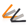 DMD Foldable Fan-Shaped Knife Sharpener Diamond Whetstone Double-Sided Knife Sharpening Rod Foldable Outdoor Knife Sharp