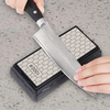 DMD Home Double-Sided Sharpening Stone Diamond Sharpening Stone with Non-Slip Base and Angled Guide for Household kitche