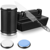 DMD Rolling Knife Sharpener Kit Sharpening System Industry Diamonds and Ceramic Discs Magnetic Angle with 15 & 20 Degree