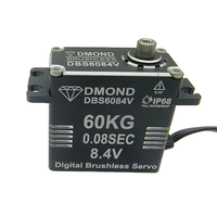 DMOND DBS6084V 60KG 0.08sec 8.4V IP68 Waterproof Digital Brushless RC Servo for 1/8 1/10 RC Crawler Buggys Vehicle Model