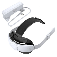 DOBE TY-3878 Adjustable Battery Head Strap Replacement with 18500mWh Battery Pack Helmet Headband Charger for Meta Quest
