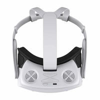 DOBE TY-5805 VR Cooling Fan Mask for Meta Quest 3S Dual Micro Fans 3-Speed Adjustable Pad USB-C Rechargeable Long Batter