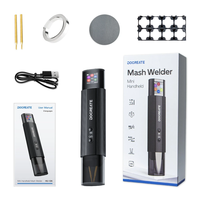 Docreate HU-10A Handheld Spot Welder 1.3-Inch LCD Screen Dual Mode 800A 3360W High Power Portable Battery Welding Tool