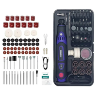 DONUMEH DMSD-100 Cordless Mini Electric Rotary Tool 3-Speed USB Rechargeable Grinder with 82 Accessories for Engraving P