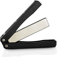 Double Sided Folded Pocket Sharpener Diamond Knife Sharpening Stone Kitchen Tool Professional Grindstone Knife Fast Shar