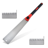 Double-Sided SK5 Steel Hand Saw TPR Handle Straight Timber Saw Rapid Cutting Replaceable Blade Durable and Comfortable G