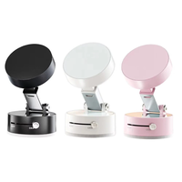 Double Sided Suction Cup Desktop Magnetic Phone Holder Lazy Multi-functional Foldable Storage Holder Vacuum Suction Phon