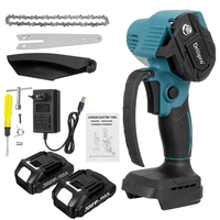 Drillpro 1200W 4In/6In Electric Saw Cordless Mini Rechargable Chain Saw Wood Cutter Fit Makita