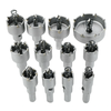 Drillpro 12pcs 15mm-50mm Hole Saw Cutter Alloy Drill Bit Set for Wood Metal Cutting