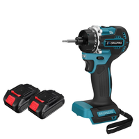 Drillpro 20+1 Brushless Electric Screwdriver 1000W Torque with Dual Speed Capabilities Compatible with Makita 18V Batter