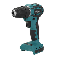 Drillpro 23-48N.M 10mm/13mm 1800rpm 21+1 Torque Cordless Brushless Electric Drill Fit Mak