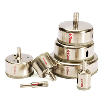 Drillpro 7pcs 10-100mm Diamond Hole Saw Drill Bit Set Tile Ceramic Glass Porcelain Marble Hole Saw Cutter
