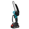 Drillpro Brushless 21V 6-Inch Electric Saw Chainsaw for Efficient Cutting Comfortable Anti-Skid Design Efficient Heat Di