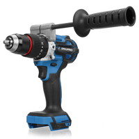 Drillpro Electric Drill with Brushless Motor 20V 2.5Ah Battery 120Nm Torque 13mm Chuck Cordless Power Drill for Home Imp