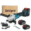 Drillpro EU Plug Brushless 800W 125mm 10, 000 rpm 18V Angle Grinder with Optional Battery and Charger