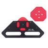 Drillpro KE-R1 Quick Change Wood Panel Radius R15/R20/R25/R30/C15/C20/C25/C30 Quick-Jig Router Table Bits Jig Aluminum A