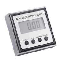 Drillpro Stainless Steel 360 Degree Mini Digital Protractor Inclinometer Electronic Level Box Magnetic Base Measuring To