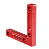Drillpro Upgrade Aluminium Alloy 90 Degree 120x120mm Precision Clamping Square Woodworking L-Shaped Auxiliary Fixture Ma