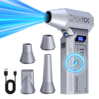 Drillpro Z1 120000RPM High Speed 29mm Brushless Motor Turbo Fan with Various Nozzles Rechargeable 5200mAh Battery Compac