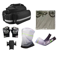 DRVETION Gift Box Including Cycling Bag and Bike Raincoat and Mobile Phone Holder and Gloves and Sleeves and Face Towel