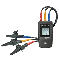 DT-901 Phase Indicator Three-phase 40V-690V AC phase sequenc steering indicator LCD Display 15Hz to 400Hz Frequency