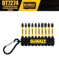 DT7274 for DEWALT Screwdriver Bits Kit 10PC 57mm Mixed PH PZ Extreme Impact CNC Torsion Zone Optimized Tip Geometry Full