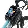 DTUCYCLE Bicycle Front Frame Separable Organizer Bag Waterproof Touch Screen Cycling Bag Triple Hoop Loop Fastening Bike