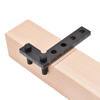 Durable Aluminum Alloy Square Ruler POM Woodworking Height Ruler with 90 Degree Angle Metric Imperial Scale Line Scriber