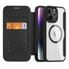 DUX DUCIS Magnetic Leather Flip Phone Case with Card Holders Compatible with Magsafe for iPhone 15 15 Pro/Plus 15 Pro Ma