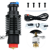 E3-DRevo Full Hotend Kit Bimetal Throat Nozzle Ceramic Heating Core 104NT Thermistor for E-3d V6 Voron Prusa Ender3 Prin