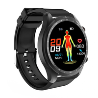 E430 1.39 inch HD Touch Screen Non-invasive Blood Sugar ECG Health Blood Pressure Temperature Measurement Sport Smart Wa