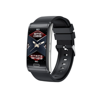 E600 1.47 inch HD Screen ECG Monitor Heart Rate Blood Pressure SpO2 Monitor Fitness Tracker 160mAh Battery BT5.1 IP68 Wa