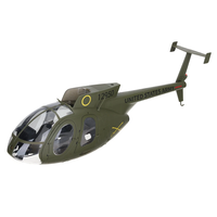 Eachine E220S MD500 RC Helicopter Spare Parts Green Nose Cover Set / Tail Wing / Canopy