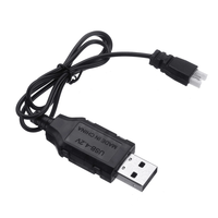 Eachine Mini Mustang P-51D F4U T-28 Trojan F22 F16 BF109 Spitfire P40 A6M Zero FW190 RC Airplane Lipo Battery USB Chargi