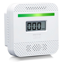 EcoSafe Compact Carbon Monoxide Sensor Lightweight Portable Safety Alert Device Digital Reading Travel Essential for Hom