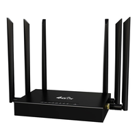 ED128 4G Industrial CPE Router with 6 Antennas SMA Strong Signal 4G WiFi Router SIM Card Insert Router Metal Housing Eur